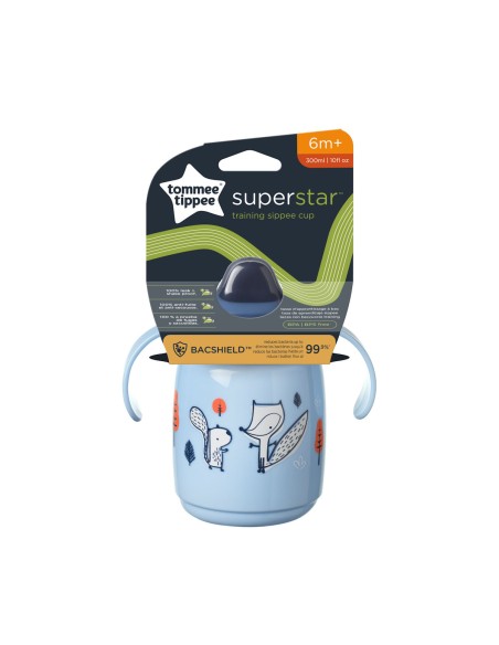 Tommee Tippee Superstar šalica s usnikom 6+ plava Tommee Tippee Superstar šalica s usnikom 6+ plava