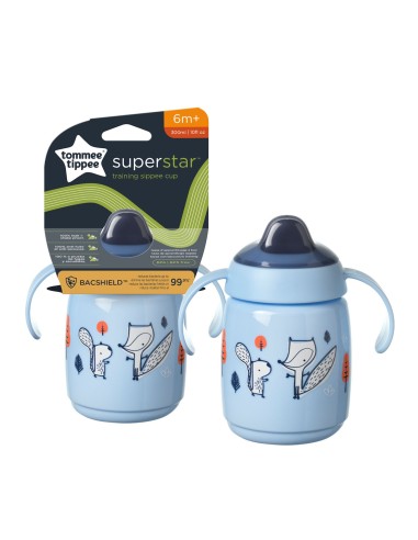 Tommee Tippee Superstar šalica s usnikom 6+ plava Tommee Tippee Superstar šalica s usnikom 6+ plava