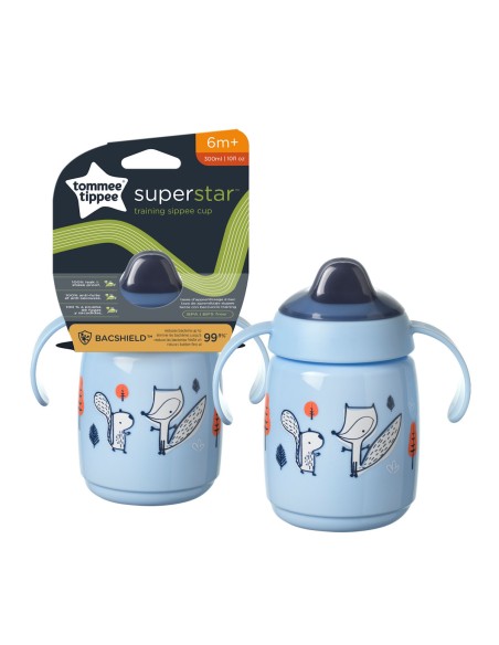 Tommee Tippee Superstar šalica s usnikom 6+ plava Tommee Tippee Superstar šalica s usnikom 6+ plava