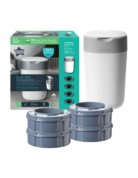 Tommee Tippee Sangenic Twist and Click Spremnik za odlaganje iskorištenih pelena + 4 kazete Tommee Tippee Sangenic Twist and Click Spremnik za odlaganje iskorištenih pelena + 4 kazete