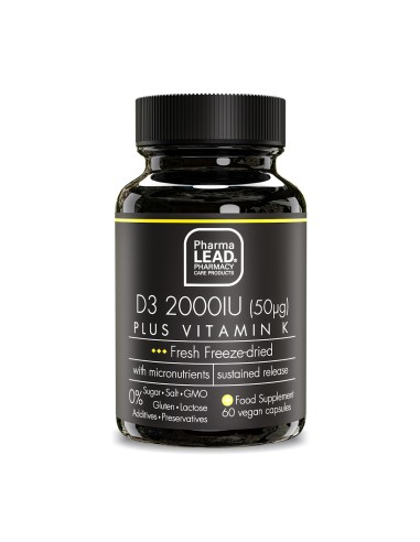 Black Range Vitamin D3 2000 IU + vitamin K kapsule