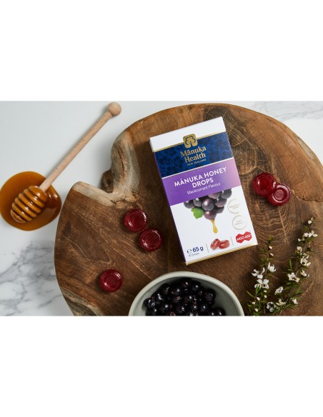 Manuka med MGO 400+ prirodne pastile sa crnim ribizlom Manuka med MGO 400+ prirodne pastile sa crnim ribizlom