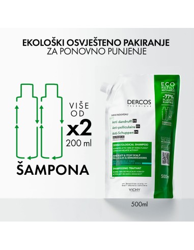 Vichy DERCOS šampon protiv prhuti za...