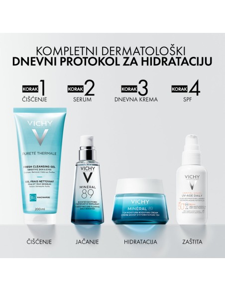 Vichy Mineral 89 rutina za hidrataciju i punoću kože