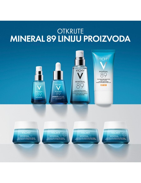 Vichy Mineral 89 rutina za hidrataciju i punoću kože