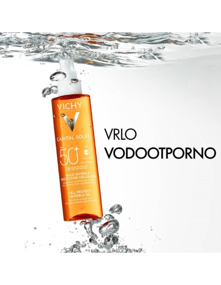 Vichy Capital Soleil Zaštitno ulje za lice, tijelo i vrhove kose SPF50+ Vichy Capital Soleil Zaštitno ulje za lice, tijelo i vrhove kose SPF50+