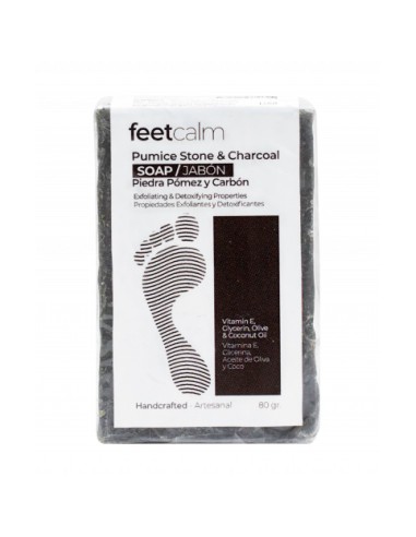 Feetcalm Pumice Stone & Charcoal Soap