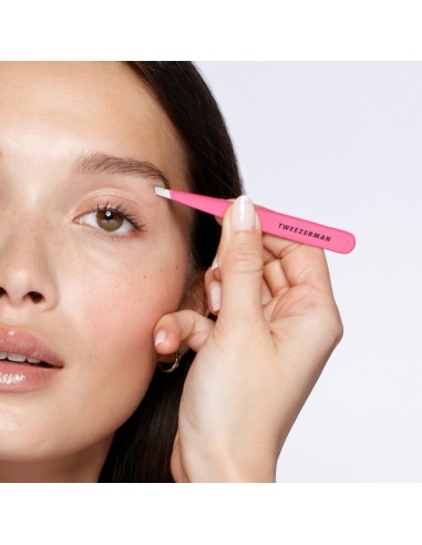 Tweezerman Slant Tweezer Pretty In Pink pinceta