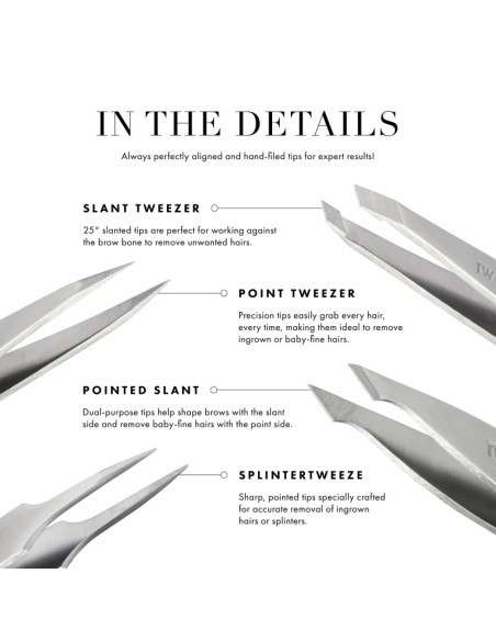 Tweezerman Ultra Precision Slant Tweezer pinceta Tweezerman Ultra Precision Slant Tweezer pinceta