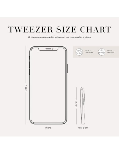 Tweezerman Mini Slant Tweezer Classic mini pinceta Tweezerman Mini Slant Tweezer Classic mini pinceta