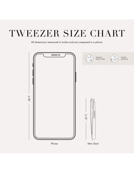 Tweezerman Mini Slant Tweezer Classic mini pinceta Tweezerman Mini Slant Tweezer Classic mini pinceta