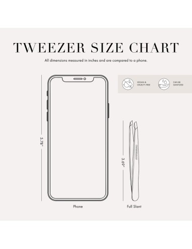 Tweezerman Mini Slant Tweezer Geranium mini pinceta Tweezerman Mini Slant Tweezer Geranium mini pinceta
