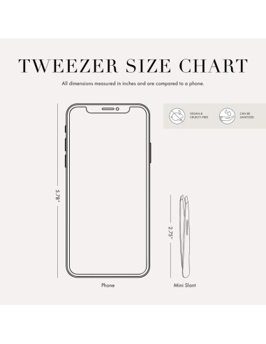 Tweezerman Mini Slant Tweezer Rose Gold mini pinceta Tweezerman Mini Slant Tweezer Rose Gold mini pinceta