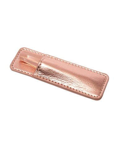 Tweezerman Rose Gold Mini Slant & Case Mini pinceta s kosim vrhom Rose gold i etui