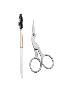 Tweezerman Brow Shaping Scissors & Brush Set za obrve (škarice za oblikovanje obrva i četkica)