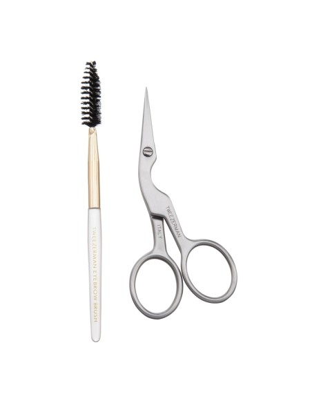 Tweezerman Brow Shaping Scissors & Brush Set za obrve (škarice za oblikovanje obrva i četkica) Tweezerman Brow Shaping Scissors & Brush Set za obrve (škarice za oblikovanje obrva i četkica)