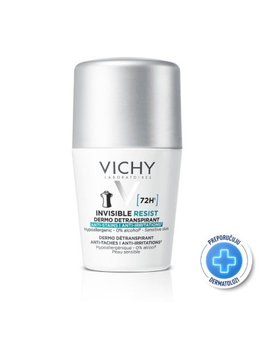 Vichy invisible resist 72h* Dermo Detranspirant protiv mrlja i protiv nadraženosti