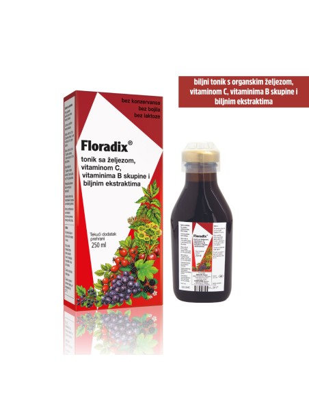 Dietpharm Floradix tonik + POKLON Bio C-500 tablete a40 Dietpharm Floradix tonik + POKLON Bio C-500 tablete a40