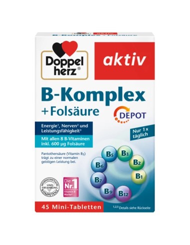 Doppelherz Aktiv B-Kompleks + folna kiselina DEPO tablete