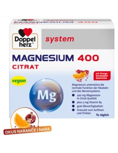 Doppelherz System Magnezij 400 citrat vrećice