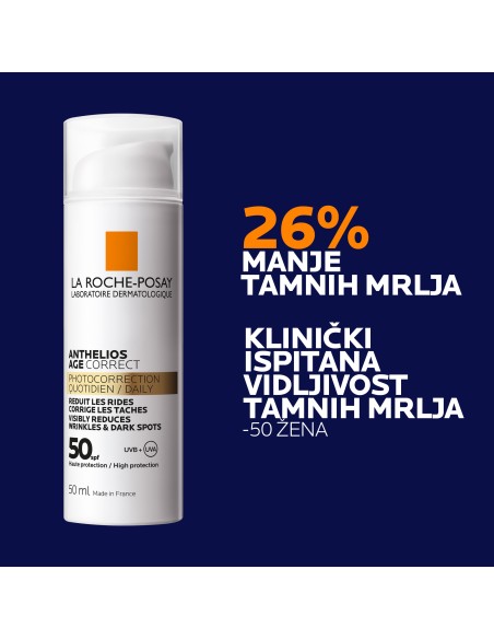 La Roche-Posay ANTHELIOS Age Correct SPF50 Svakodnevna zaštita protiv znakova starenja La Roche-Posay ANTHELIOS Age Correct SPF50 Svakodnevna zaštita protiv znakova starenja