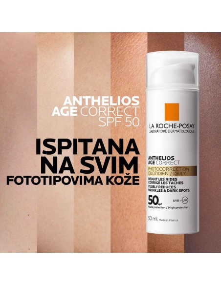 La Roche-Posay ANTHELIOS Age Correct SPF50 Svakodnevna zaštita protiv znakova starenja