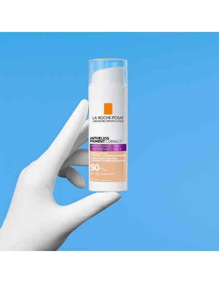 La Roche-Posay Anthelios Pigment Correct SPF50+ Svakodnevni korektivni proizvod za zaštitu od sunca za hiperpigmentaciju La Roche-Posay Anthelios Pigment Correct SPF50+ Svakodnevni korektivni proizvod za zaštitu od sunca za hiperpigmentaciju