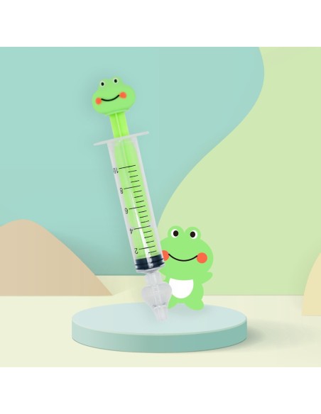 Šprica Žabica s patentiranim nastavkom za nježno i sigurno čišćenje dječjih nosića Šprica Žabica s patentiranim nastavkom za nježno i sigurno čišćenje dječjih nosića