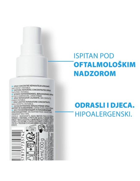 La Roche-Posay Cicaplast B5 Sprej koji obnavlja nadraženu ili oslabljenu kožu bez isušivanja La Roche-Posay Cicaplast B5 Sprej koji obnavlja nadraženu ili oslabljenu kožu bez isušivanja