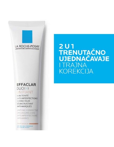La Roche-Posay Effaclar Duo (+) Ujednačavajuća korektivna njega protiv nepravilnosti masne kože La Roche-Posay Effaclar Duo (+) Ujednačavajuća korektivna njega protiv nepravilnosti masne kože