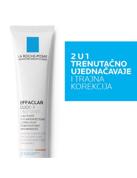 La Roche-Posay Effaclar Duo (+) Ujednačavajuća korektivna njega protiv nepravilnosti masne kože La Roche-Posay Effaclar Duo (+) Ujednačavajuća korektivna njega protiv nepravilnosti masne kože