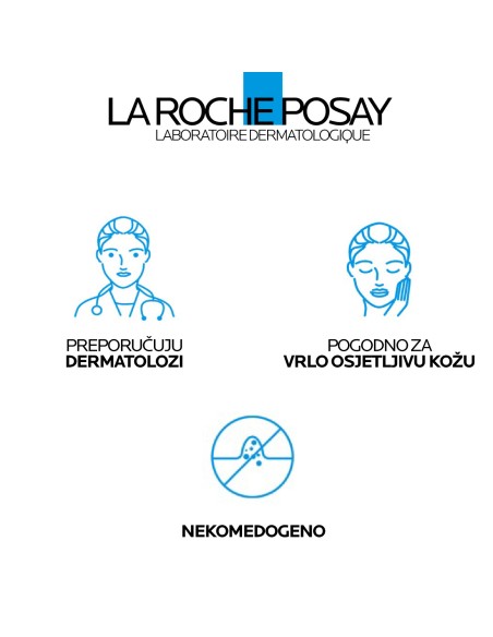 La Roche-Posay Effaclar Pjenušavi gel za čišćenje masne, osjetljive kože sklone aknama