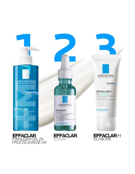 La Roche-Posay Effaclar H ISO-BIOME Veoma smirujuća hidratantna njega protiv nepravilnosti La Roche-Posay Effaclar H ISO-BIOME Veoma smirujuća hidratantna njega protiv nepravilnosti