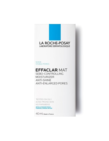 La Roche-Posay Effaclar Mat Hidratantna njega za lice s mat-efektom protiv sjaja, sebuma i proširenih pora
