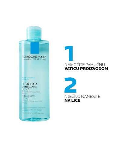 La Roche-Posay Effaclar Micelarna voda za uklanjanje šminke i čišćenje masne i osjetljive kože La Roche-Posay Effaclar Micelarna voda za uklanjanje šminke i čišćenje masne i osjetljive kože