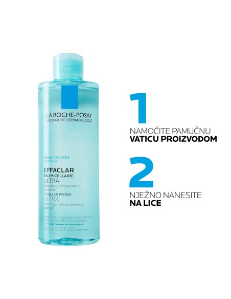La Roche-Posay Effaclar Micelarna voda za uklanjanje šminke i čišćenje masne i osjetljive kože La Roche-Posay Effaclar Micelarna voda za uklanjanje šminke i čišćenje masne i osjetljive kože