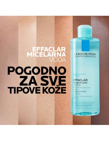 La Roche-Posay Effaclar Micelarna voda za uklanjanje šminke i čišćenje masne i osjetljive kože La Roche-Posay Effaclar Micelarna voda za uklanjanje šminke i čišćenje masne i osjetljive kože