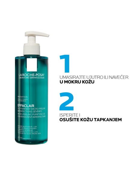 La Roche-Posay Effaclar Pročišćavajući mikro-piling gel za čišćenje lica i tijela, za masnu kožu La Roche-Posay Effaclar Pročišćavajući mikro-piling gel za čišćenje lica i tijela, za masnu kožu