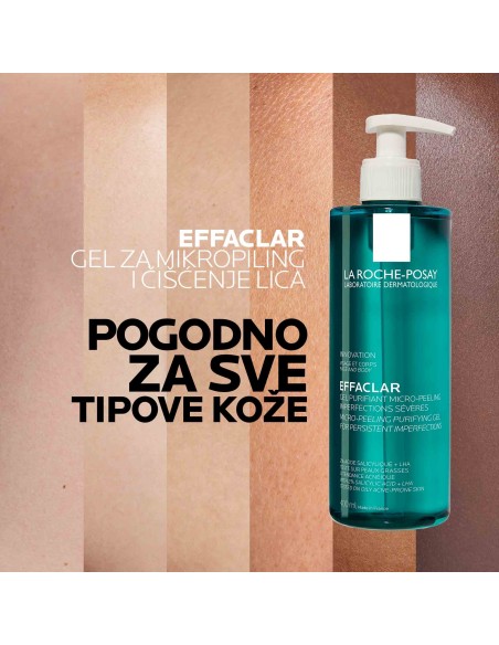 La Roche-Posay Effaclar Pročišćavajući mikro-piling gel za čišćenje lica i tijela, za masnu kožu La Roche-Posay Effaclar Pročišćavajući mikro-piling gel za čišćenje lica i tijela, za masnu kožu