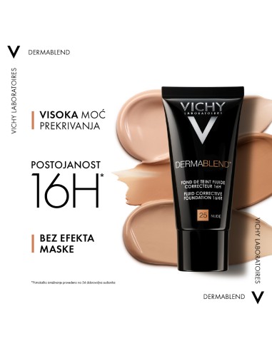 Vichy Dermablend korektivni tekući puder za lice Vichy Dermablend korektivni tekući puder za lice
