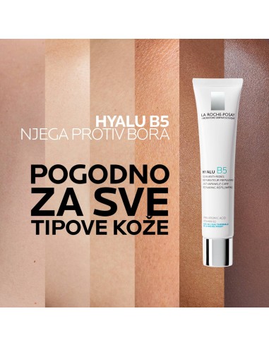 La Roche-Posay Hyalu B5 Njega protiv bora za obnovu i punoću kože s hijaluronskom kiselinom La Roche-Posay Hyalu B5 Njega protiv bora za obnovu i punoću kože s hijaluronskom kiselinom