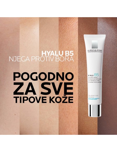 La Roche-Posay Hyalu B5 Njega protiv bora za obnovu i punoću kože s hijaluronskom kiselinom La Roche-Posay Hyalu B5 Njega protiv bora za obnovu i punoću kože s hijaluronskom kiselinom