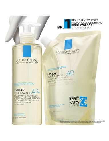 La Roche-Posay Lipikar Huile Lavante AP+ Ulje za kupanje obogaćeno lipidima protiv nadraženosti i svrbeža La Roche-Posay Lipikar Huile Lavante AP+ Ulje za kupanje obogaćeno lipidima protiv nadraženosti i svrbeža