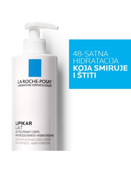 La Roche-Posay Lipikar Lait Mlijeko za lice i tijelo protiv suhoće koje koži vraća lipide, pogodno za bebe, djecu i odrasle La Roche-Posay Lipikar Lait Mlijeko za lice i tijelo protiv suhoće koje koži vraća lipide, pogodno za bebe, djecu i odrasle