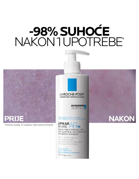 La Roche-Posay Lipikar Baume AP+ M Balzam za nadopunu lipida protiv nadraženosti i svrbeža La Roche-Posay Lipikar Baume AP+ M Balzam za nadopunu lipida protiv nadraženosti i svrbeža