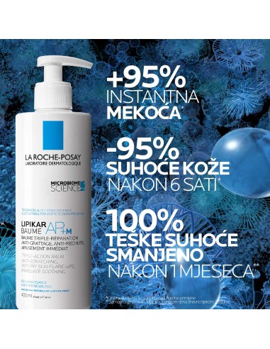 La Roche-Posay Lipikar Baume AP+ M Balzam za nadopunu lipida protiv nadraženosti i svrbeža La Roche-Posay Lipikar Baume AP+ M Balzam za nadopunu lipida protiv nadraženosti i svrbeža