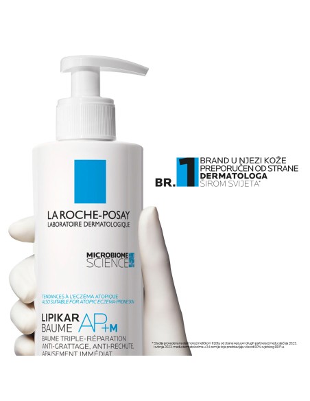 La Roche-Posay Lipikar Baume AP+ M Balzam za nadopunu lipida protiv nadraženosti i svrbeža La Roche-Posay Lipikar Baume AP+ M Balzam za nadopunu lipida protiv nadraženosti i svrbeža