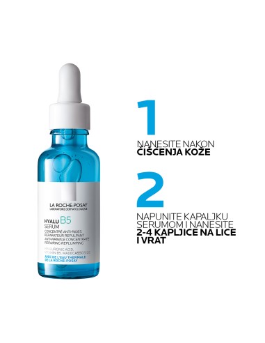 La Roche-Posay Hyalu B5 Serum protiv bora za obnovu i punoću kože s hijaluronskom kiselinom La Roche-Posay Hyalu B5 Serum protiv bora za obnovu i punoću kože s hijaluronskom kiselinom