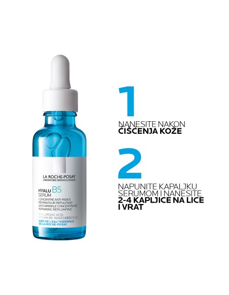 La Roche-Posay Hyalu B5 Serum protiv bora za obnovu i punoću kože s hijaluronskom kiselinom La Roche-Posay Hyalu B5 Serum protiv bora za obnovu i punoću kože s hijaluronskom kiselinom