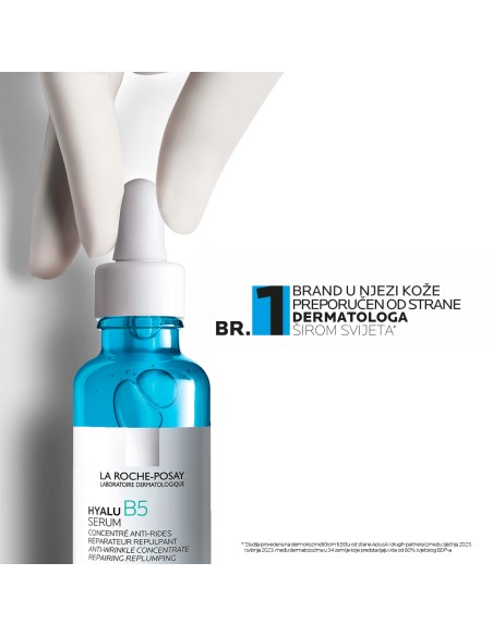 La Roche-Posay Hyalu B5 Serum protiv bora za obnovu i punoću kože s hijaluronskom kiselinom La Roche-Posay Hyalu B5 Serum protiv bora za obnovu i punoću kože s hijaluronskom kiselinom